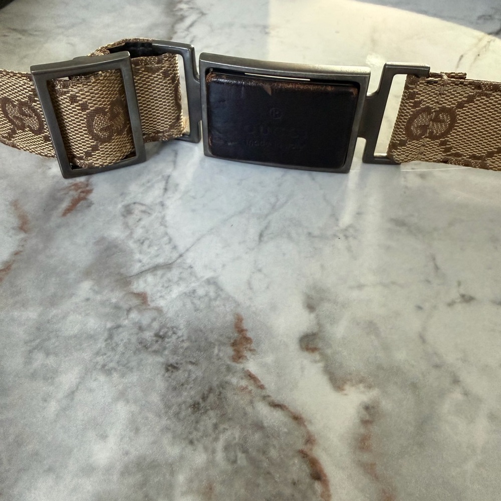Gucci Dark Brown Leather Belt